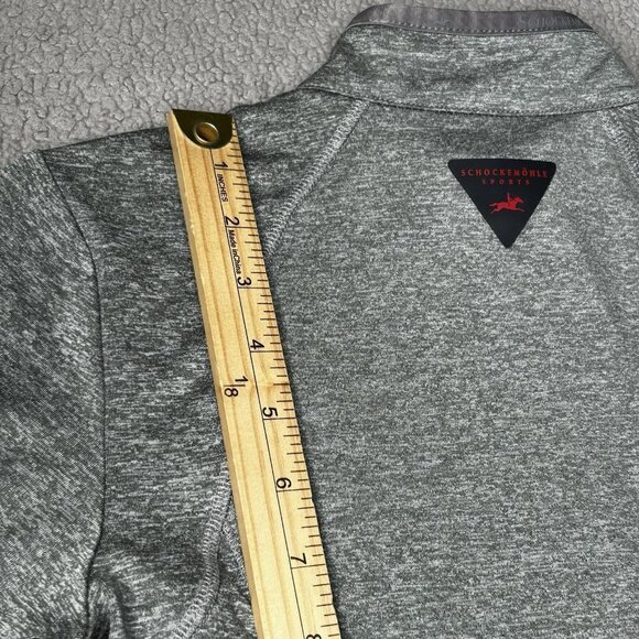 Schockemohle Sports Pullover Womens XS Gray Page Quarter Zip Riding Equestrian - Picture 15 of 16